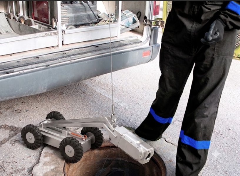 Robot CCTV de Otter Service para inspección de tuberías