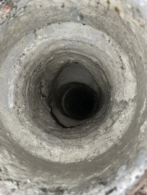 Inspección CCTV del interior de una tubería antes de la rehabilitación